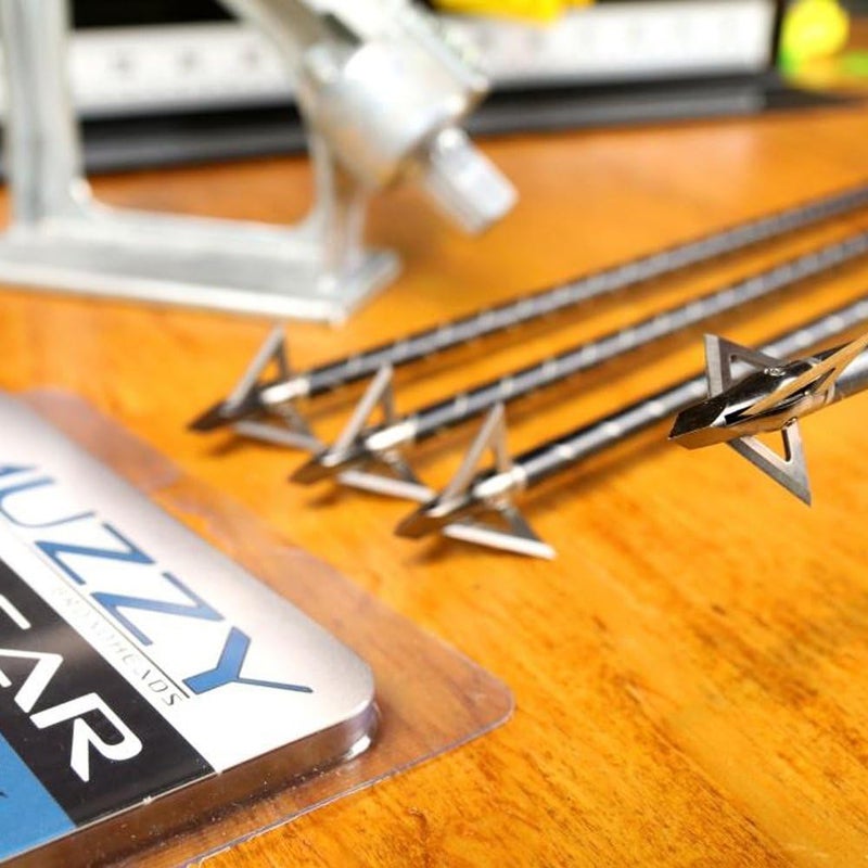 Muzzy Store Trocar Crossbow Archery Arrow Broadhead 100 or 125 Grain - 3 Pack - Image 3